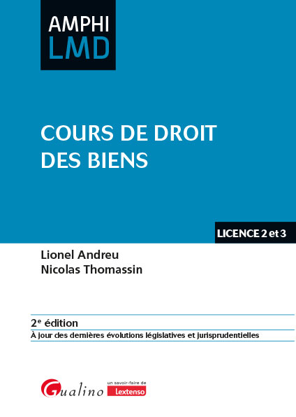 Couverture : Cours de droit des biens