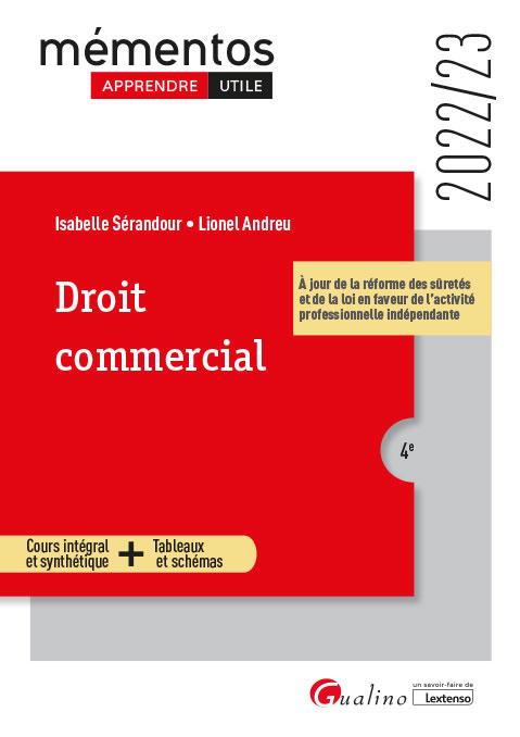 Couverture : Droit commercial
